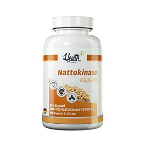 Nattokinase Zec+ Nutrition , 120 Kapseln aus fermentiertem Soja