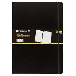 Notizbuch idena 10053 din a4 blanko papier cremefarben