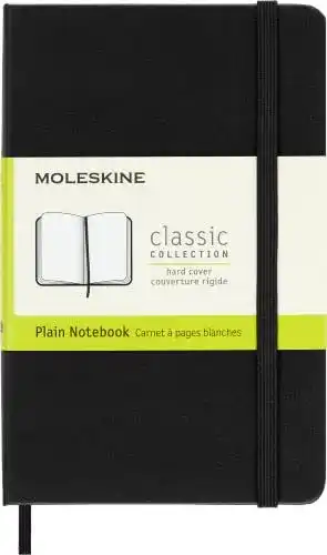 Notizbuch Moleskine klassisch, blanko, Hardcover