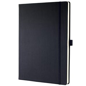 Notizbuch Sigel CO110 Premium blanko, A4, Hardcover, schwarz - notizbuch sigel co110 premium blanko a4 hardcover schwarz