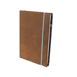 Notizbuch skaard a5 aus leder nachfuellbar punktraster