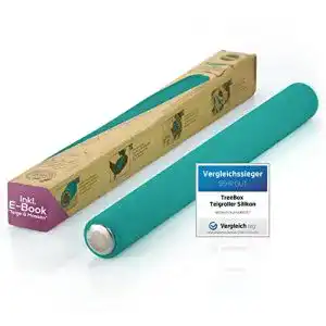 Nudelholz treebox teigroller aus silikon und edelstahl modern