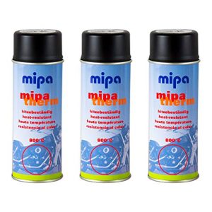 Ofenlack MIPA 3x therm Schwarz Thermolack hitzebeständig
