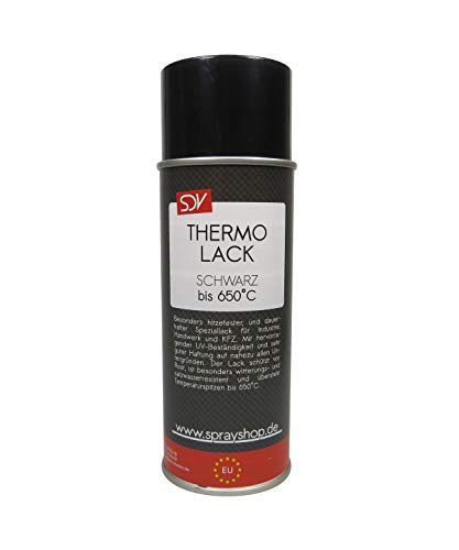 Ofenlack SDV Chemie Thermolack Spray schwarz bis 650°C, 400ml