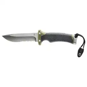 Outdoormesser gerber outdoor survival messer mit teilwellenschliff