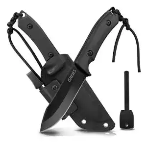 Outdoormesser greifs outdoor messer milan aus d2 stahl mit kydex