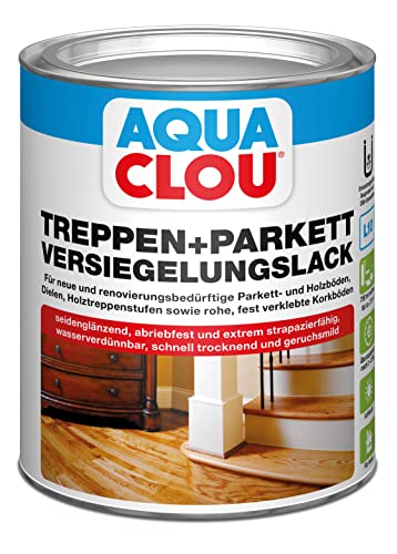 Parkettlack CLOU Aqua Treppen- und Parkett Versiegelungslack
