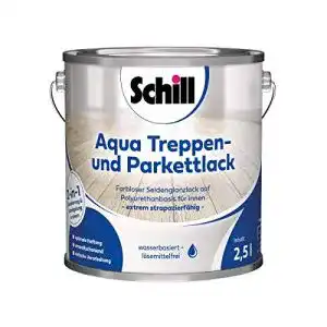 Parkettlack schill aqua treppen und 25 liter