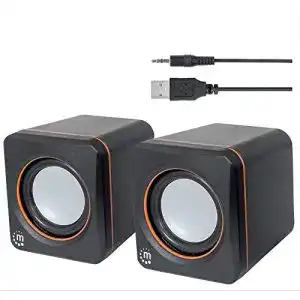 Pc lautsprecher manhattan lautsprecher set 5 w 35mm klinke