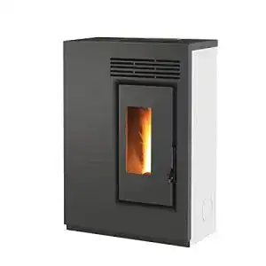 Pelletofen generico bio ge60 55 kw slim 25 cm weiss