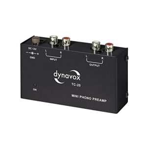 Phono-Vorverstärker Dynavox TC-20, kompaktes Metall-Gehäuse