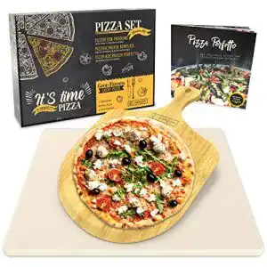 Pizzastein garcon fuer backofen und gasgrill