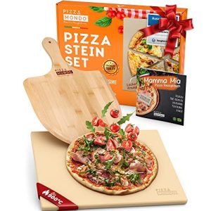 Pizzastein Pizza Mondo ® für Backofen, Grill & Gasgrill