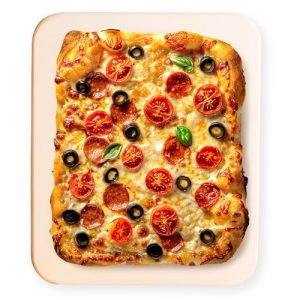 Pizzastein Praknu für Backofen & Gasgrill, für Knusprigen Boden