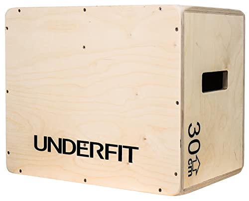 Plyo-Box UNDERFIT Plyometrische Sprungbox Holzplattform