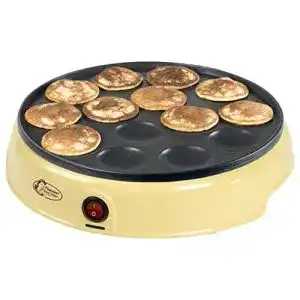 Poffertjes pfanne bestron poffertjes maker im retro design mini
