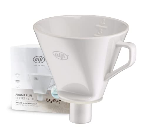 Porzellan-Kaffeefilter alfi AROMA PLUS, weiß, Kaffeefilter