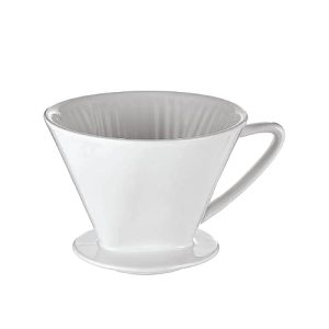 Porzellan-Kaffeefilter Cilio Größe 4, Weiß