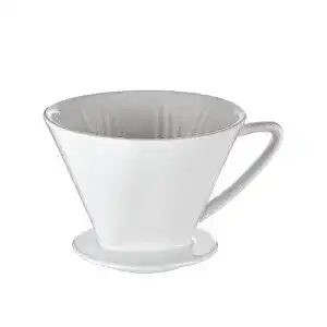 Porzellan kaffeefilter cilio groesse 4 weiss