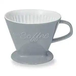 Porzellan kaffeefilter creano porzellan kaffeefilter xxl steingrau