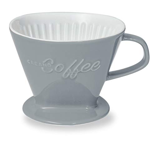 Porzellan-Kaffeefilter Creano Porzellan Kaffeefilter XXL (Steingrau)