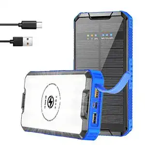 Powerbank 30 000 mah anyfong solar powerbank 30000mah wireless power