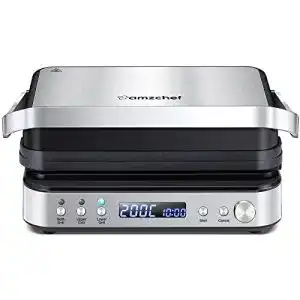 Profi kontaktgrill amzchef 4 in 1 maschine kontaktgrill griddle