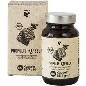 Propolis beegut bio kapseln mit bio extrakt in pflanzlicher kapsel