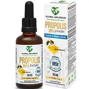Propolis global natureon in wasser loesung extrakt 30 50 ml