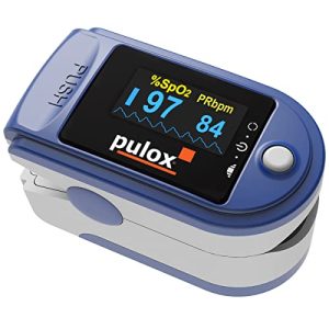 Pulsoximeter Bluetooth PULOX Pulsoximeter PO-200 Solo in Blau