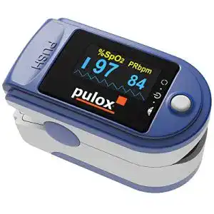 Pulsoximeter bluetooth pulox pulsoximeter po 200 solo in blau