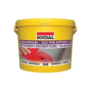 Pvc kleber soudal bodenbelag kleber 26a fuer weiche bodenbelaege