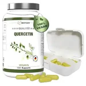 Quercetin biotary 180 kapseln a 649 mg 6 monatsvorrat