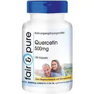 Quercetin fair pure 500mg hochdosiert vegan 150 kapseln