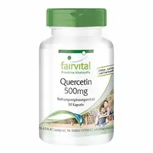 Quercetin fairvital 500mg kapseln hochdosiert vegan 90 kaps