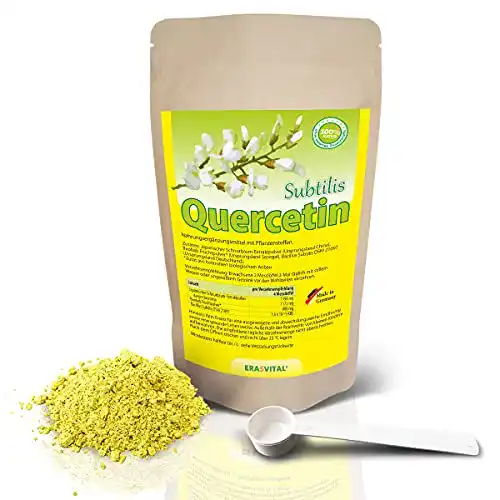 Quercetin Pulver mit Baobab-Fruchtpulver und Bacillus Subtilis 100 g