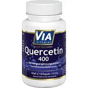 Quercetin via vitamine 400 mg 60 kapseln
