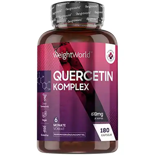Quercetin Komplex mit Vitamin C, Bromelain und Rutin von WeightWorld