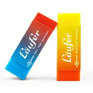Radiergummi laeufer 69825 plast color zweifarbig