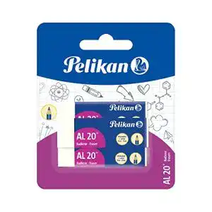 Radiergummi pelikan 620112 kunststoff radierer al20 3 stueck