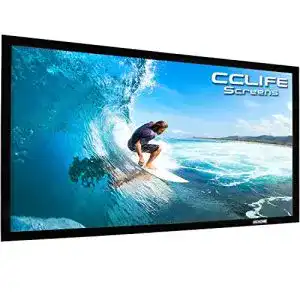 Rahmenleinwand cclife beamer leinwand 169 100 120 150 zoll