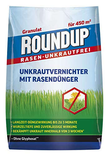 Rasendünger mit Unkrautvernichter Roundup Rasen-Unkrautfrei