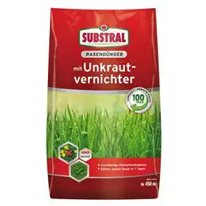 Rasenduenger mit unkrautvernichter substral 2in1