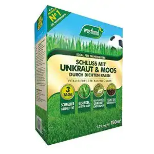 Rasenduenger mit unkrautvernichter westland schluss mit unkraut