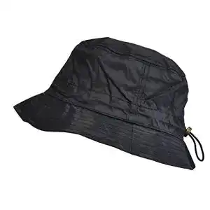 Regenhut toutacoo aus nylon einstellbar 01 schwarz medium