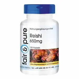 Reishi kapseln fair pure reishi kapseln 650mg