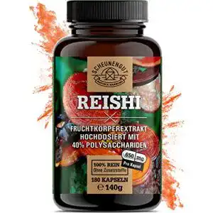 Reishi kapseln scheunengut reishi 1950mg je tagesdosis