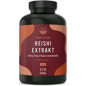 Reishi kapseln true nature reishi pilz extrakt 270 kapseln