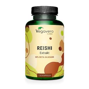 Reishi-Kapseln Vegavero Reishi Kapseln hochdosiert | 1300 mg Reishi