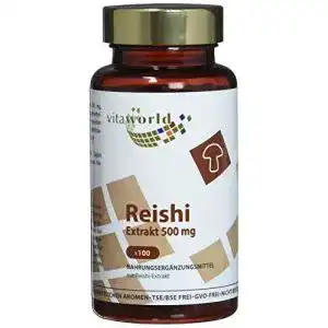 Reishi kapseln vita world vitaworld reishi extract 500 mg 1000 mg